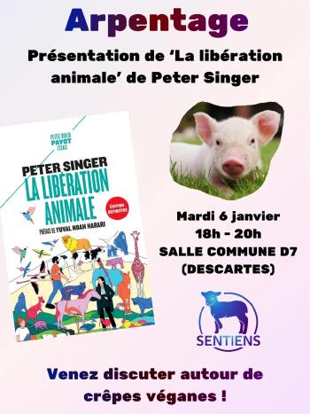 Arpentage : Présentation de 'La Libération Animale' de Peter Singer